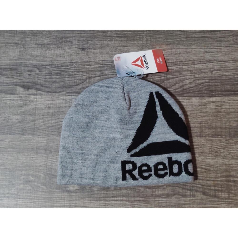 Reebok Men's Authentic Premium Quality Icon Beanie Hat New‎ with Tags